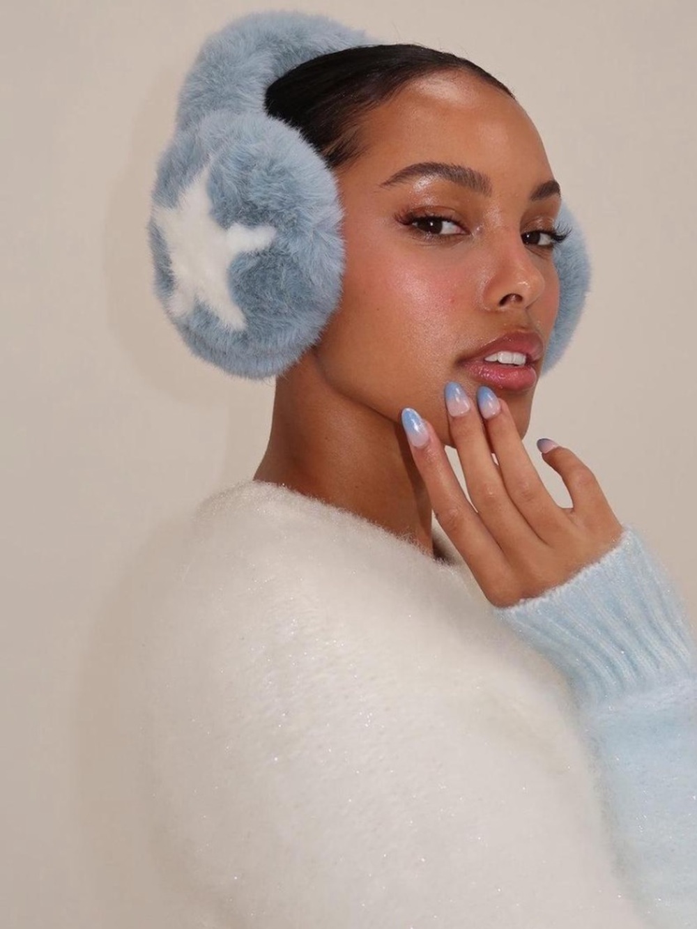 Emi jay sugar muffs faux fur earmuffs in winter dream